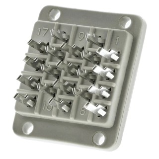 Cinch Automotive Connector Female Green Panel 20 Way Crimp Termination JA778510000E000