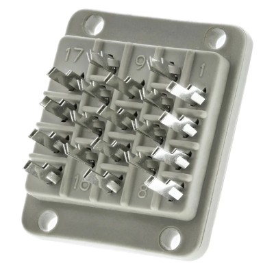 Cinch Automotive Connector Female Green Panel 20 Way Crimp Termination JA778510000E000