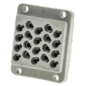 Cinch Automotive Connector Female Green Panel 20 Way Crimp Termination JA778510000E000