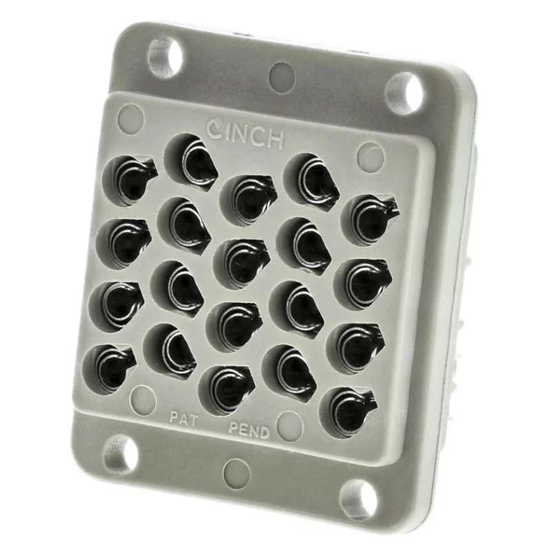 Cinch Automotive Connector Female Green Panel 20 Way Crimp Termination JA778510000E000