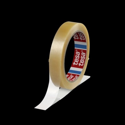 Tesa Transparent 4204 Packing Tape, Polyvinyl Chloride Backing, Natural Rubber Adhesive, 66 m x 19 mm 04204-00010-00