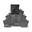 Omron Solid State Interface Relay 440V AC DIN Rail Push-in Terminal Compact Low Profile G3RV-SR500-A AC/DC24