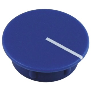 Sifam 21.5 mm Diameter Blue Circular Potentiometer Knob Cap Nylon RoHS Compliant C211 BLUE