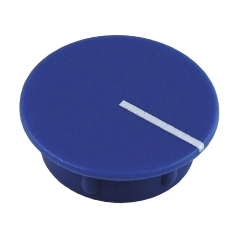 Sifam 21.5 mm Diameter Blue Circular Potentiometer Knob Cap Nylon RoHS Compliant C211 BLUE