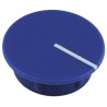Sifam 21.5 mm Diameter Blue Circular Potentiometer Knob Cap Nylon RoHS Compliant C211 BLUE