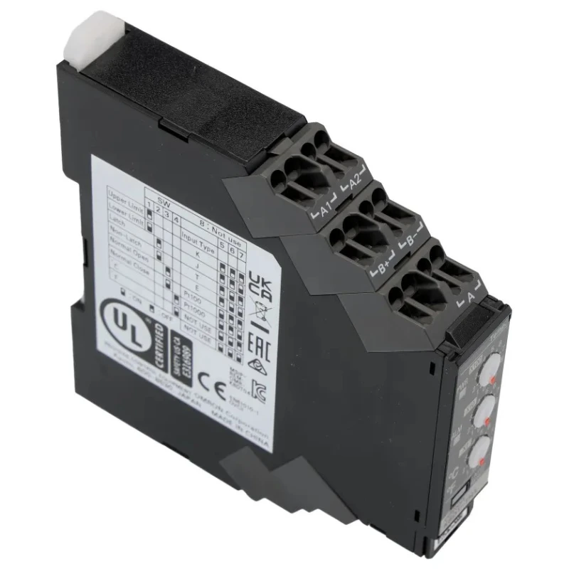 Omron Monitoring Relay Thermocouple SPDT Contact Configuration DIN Rail Mount K8DT-TH1CA