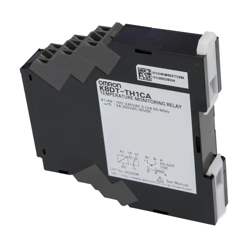 Omron Monitoring Relay Thermocouple SPDT Contact Configuration DIN Rail Mount K8DT-TH1CA