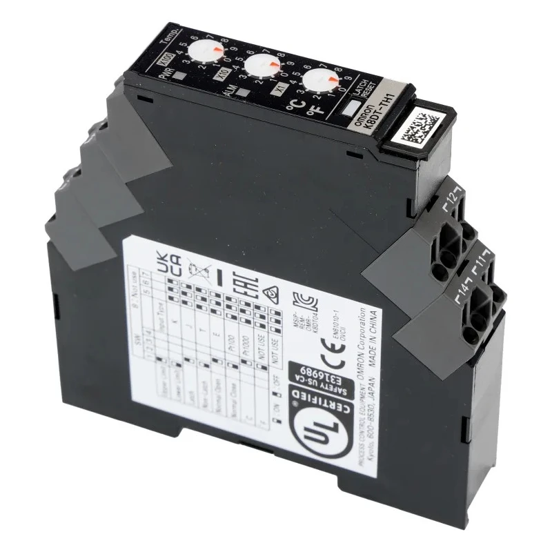 Omron Monitoring Relay Thermocouple SPDT Contact Configuration DIN Rail Mount K8DT-TH1CA