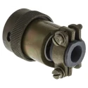ITT Cannon MIL Spec Circular Connector Copper Alloy, Straight Body, 19 Contacts Male, Shell Size 14, Solder KPT06F14-19P