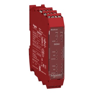 Schneider Electric Preventa Series Output Module 4 Inputs 8 Outputs 24V dc XPSMCMDO0004