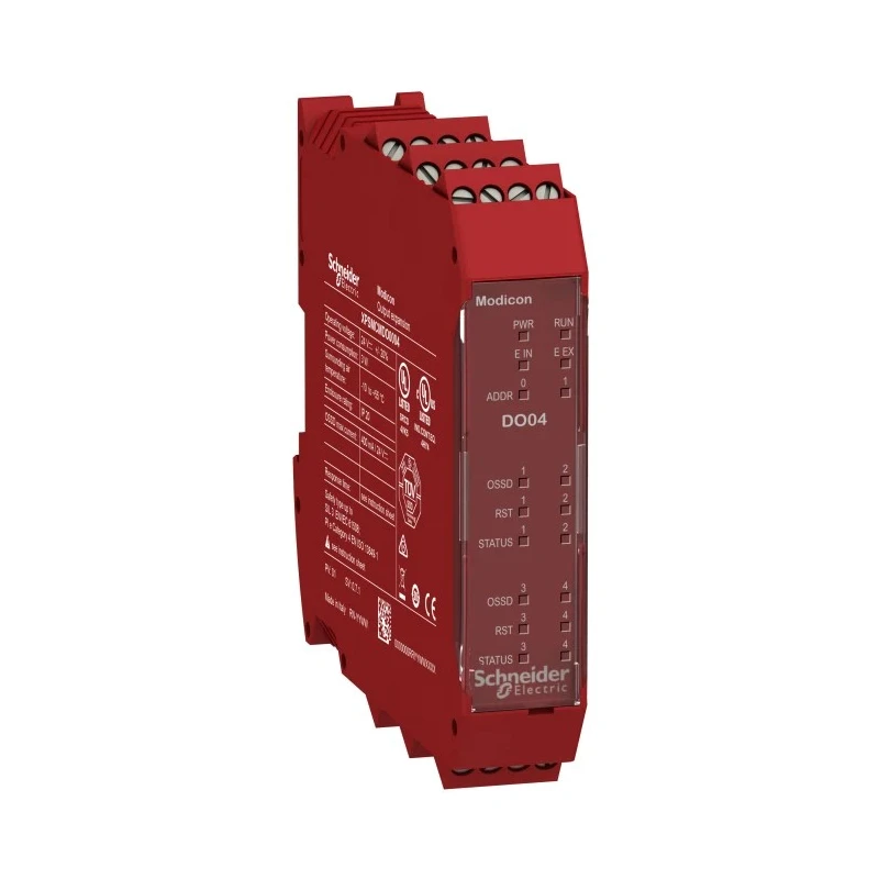 Schneider Electric Preventa Series Output Module 4 Inputs 8 Outputs 24V dc XPSMCMDO0004