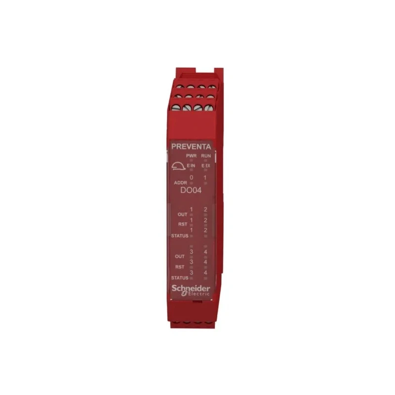 Schneider Electric Preventa Series Output Module 4 Inputs 8 Outputs 24V dc XPSMCMDO0004