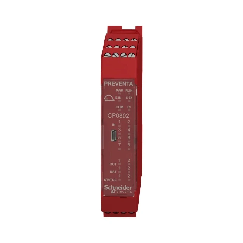 Schneider Electric Preventa Series Safety Controller, 8 Safety Inputs, 2 Safety Outputs, 24V dc XPSMCMCP0802