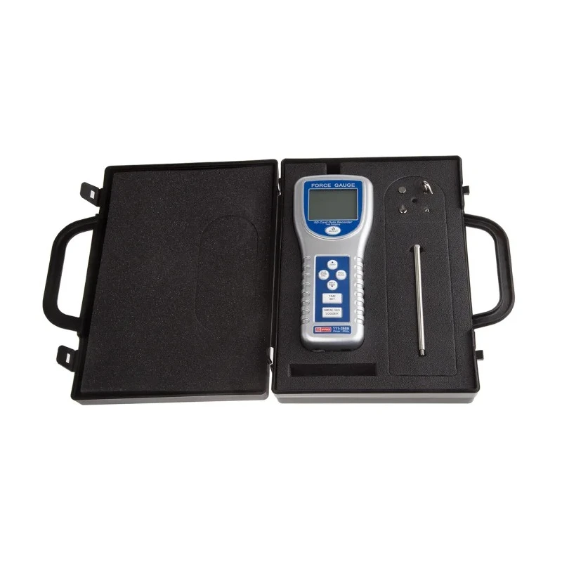 Sauter Digital Force Gauge, Range 49.03 N (5 kg), Resolution 0.01 oz, ±0.5% Accuracy, LCD Display, Battery Powered 111-3689