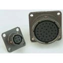 ITT Cannon KPT Copper Alloy Straight 32 Way Box Mount MIL Spec Circular Connector Female Contacts KPT02E18-32S