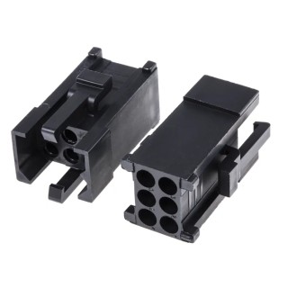 ITT Cannon Trident Male Connector Housing, 5.08 mm Pitch, 6 Way, 2 Row Straight TST06PA00 / 192923-5930