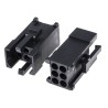 ITT Cannon Trident Male Connector Housing, 5.08 mm Pitch, 6 Way, 2 Row Straight TST06PA00 / 192923-5930