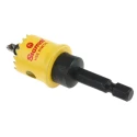Starrett 19 mm Diameter HSS Bi-metal Drill Bit for Plasterboard, Mild Steel Sheet, Wood, Thin Non-Metallic with 6.35 CSC19