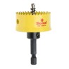 Starrett 38 mm Diameter Bi-Metal High Speed Steel Drill Bit for Mild Steel Sheet, Non-Metallic, Wood CSC38