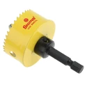 Starrett 38 mm Diameter Bi-Metal High Speed Steel Drill Bit for Mild Steel Sheet, Non-Metallic, Wood CSC38