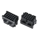 ITT Cannon Trident Female Connector Housing 24 Way 4 Row 5.08 mm Pitch Straight Snap-in Nylon TST24RA00 / 192923-6040