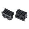 ITT Cannon Trident Female Connector Housing 24 Way 4 Row 5.08 mm Pitch Straight Snap-in Nylon TST24RA00 / 192923-6040