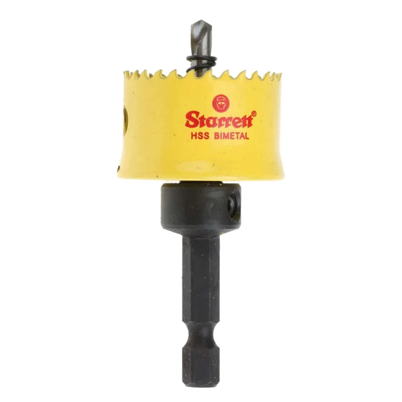 Starrett 29 mm Diameter High Speed Steel Bi-Metal Drill Bit for Plasterboard, Wood, Mild Steel Sheet CSC29