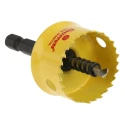 Starrett 29 mm Diameter High Speed Steel Bi-Metal Drill Bit for Plasterboard, Wood, Mild Steel Sheet CSC29