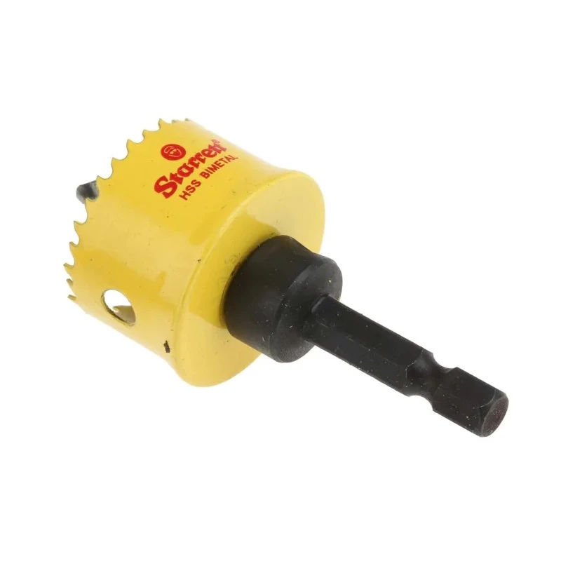 Starrett 29 mm Diameter High Speed Steel Bi-Metal Drill Bit for Plasterboard, Wood, Mild Steel Sheet CSC29