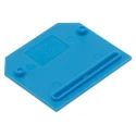 Weidmüller SAK Series End Cover for Use with DIN Rail Terminal Blocks, Polyamide 66, Blue, ATEX Certified 0279580000
