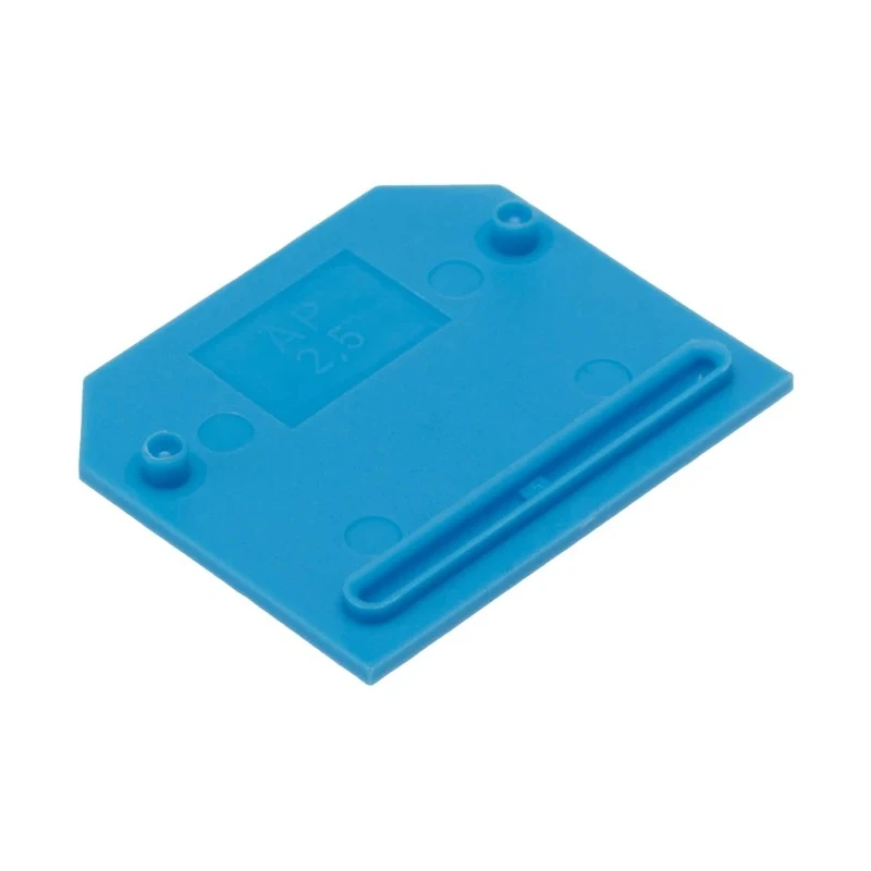 Weidmüller SAK Series End Cover for Use with DIN Rail Terminal Blocks, Polyamide 66, Blue, ATEX Certified 0279580000