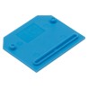 Weidmüller SAK Series End Cover for Use with DIN Rail Terminal Blocks, Polyamide 66, Blue, ATEX Certified 0279580000
