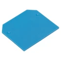 Weidmüller SAK Series End Cover for Use with DIN Rail Terminal Blocks, Polyamide 66, Blue, ATEX Certified 0279580000