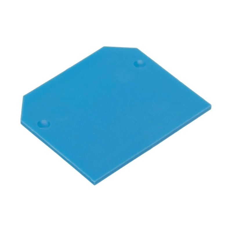 Weidmüller SAK Series End Cover for Use with DIN Rail Terminal Blocks, Polyamide 66, Blue, ATEX Certified 0279580000