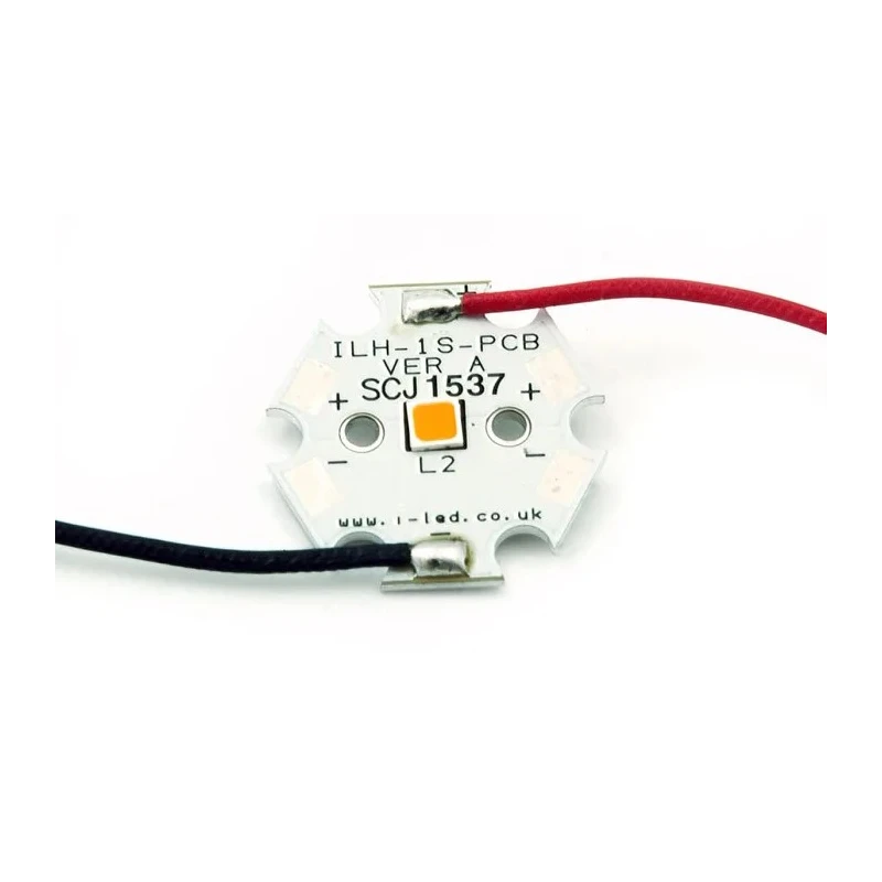 Intelligent LED Solutions DURIS S5 PowerStar 1-LED Amber LED Array ILH-S501-AMER-SC211-WIR200 ILH-S501-AMER-SC211-WIR200.