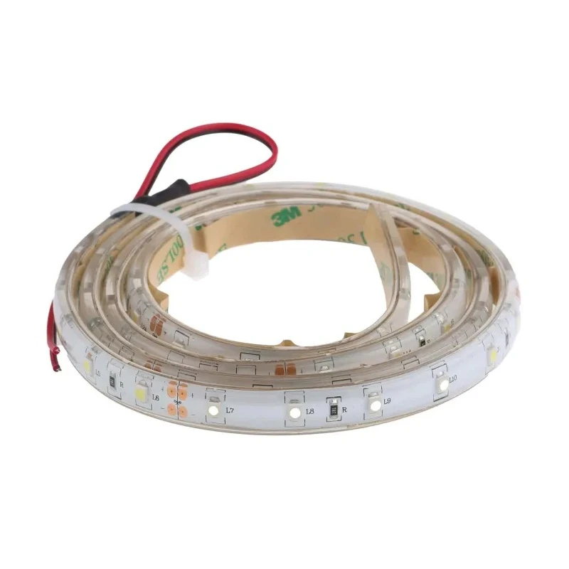 RS PRO 24V Cool White Flexible LED Strip 7000K Colour Temperature 1 m Length 4.8W 60 LEDs/m IP65 111-3735