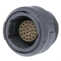 LEMO Circular Connector, 26 Contacts, Panel Mount, M17 Connector, Socket, Female, IP50 Protection, Redel P CKB.M26.GL.LG