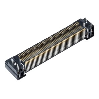Hirose FunctionMAX FX18 Series Right Angle Surface PCB Socket, 100-Contact, 2 Row, 0.8 mm Pitch Solder 