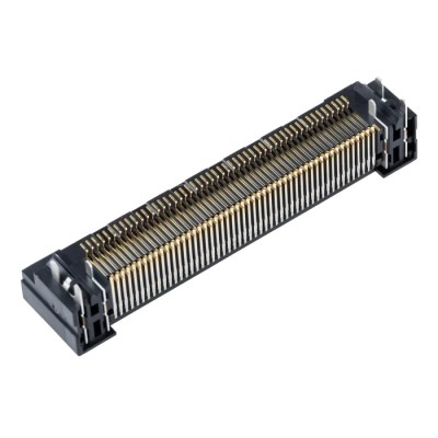 Hirose FunctionMAX FX18 Series Right Angle Surface PCB Socket, 100-Contact, 2 Row, 0.8 mm Pitch Solder 