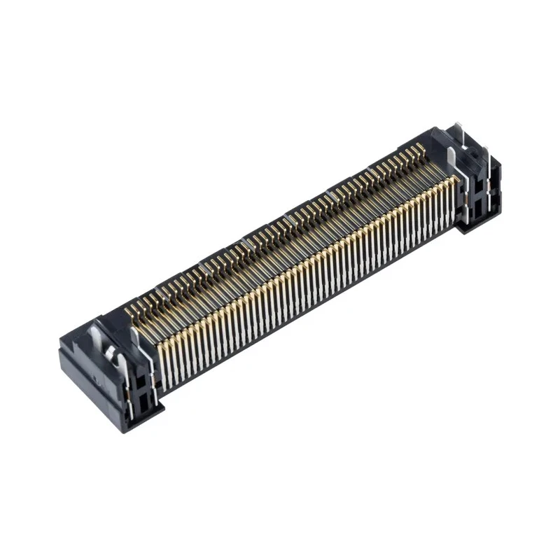 Hirose FunctionMAX FX18 Series Right Angle Surface PCB Socket, 100-Contact, 2 Row, 0.8 mm Pitch Solder 