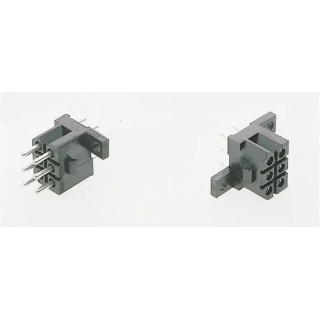 ITT Cannon Trident Series Straight Through Hole 12 Contact PCB Header 5.08 mm Pitch 3 Row Shrouded TST12RB01T / 192991-0303
