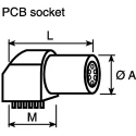 LEMO Circular Connector, 2 Contacts, Panel Mount, Socket, Female, 7.1 mm Size, 1700V, IP50, 00 B Series EPG.00.302.HLN