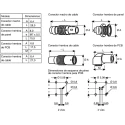 LEMO Circular Connector, 4 Contacts, Panel Mount, 7.1 mm, Socket Female, IP50, 00 B Series EPG.00.304.HLN