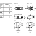 LEMO Circular Connector, 4 Contacts, Panel Mount, 7.1 mm, Socket Female, IP50, 00 B Series EPG.00.304.HLN