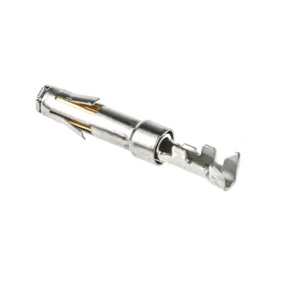 ITT Cannon Female Crimp Circular Connector Contact, Wire Size 20AWG, 22AWG, Current 13A, Brass Gold T2P20FC1LZ / 192922-1470