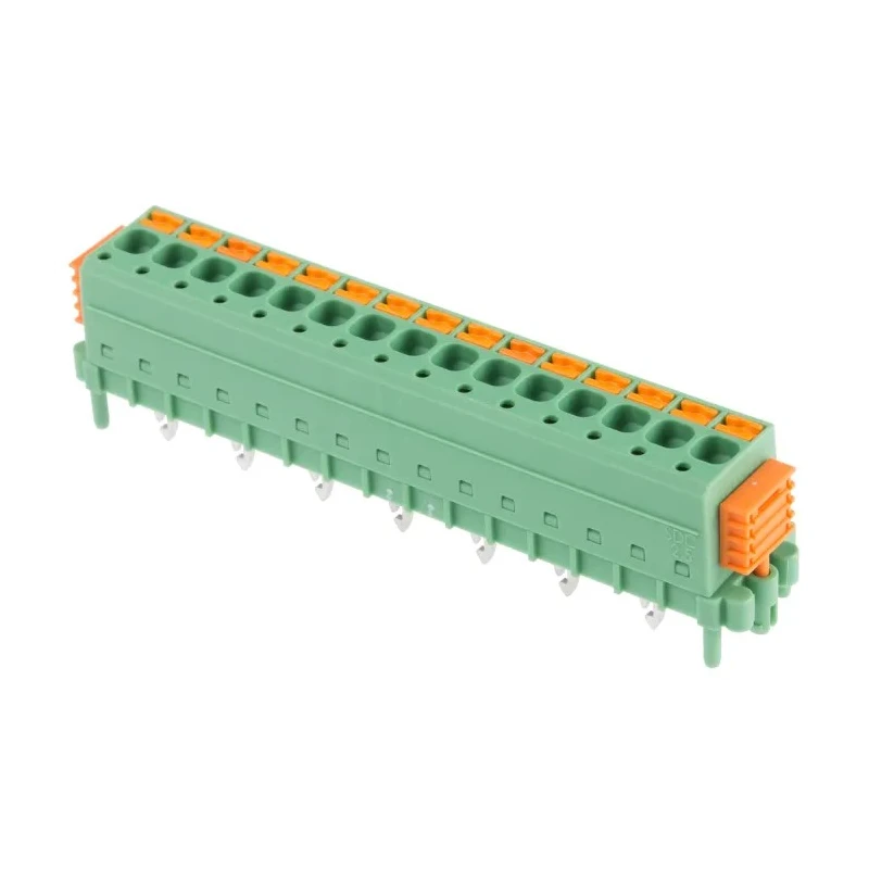 Phoenix Contact SDC 2.5/15-PV-5.0-ZB Series Straight PCB Terminal Block, 15 Contacts, 5 mm Pitch, 12A Current 1864163