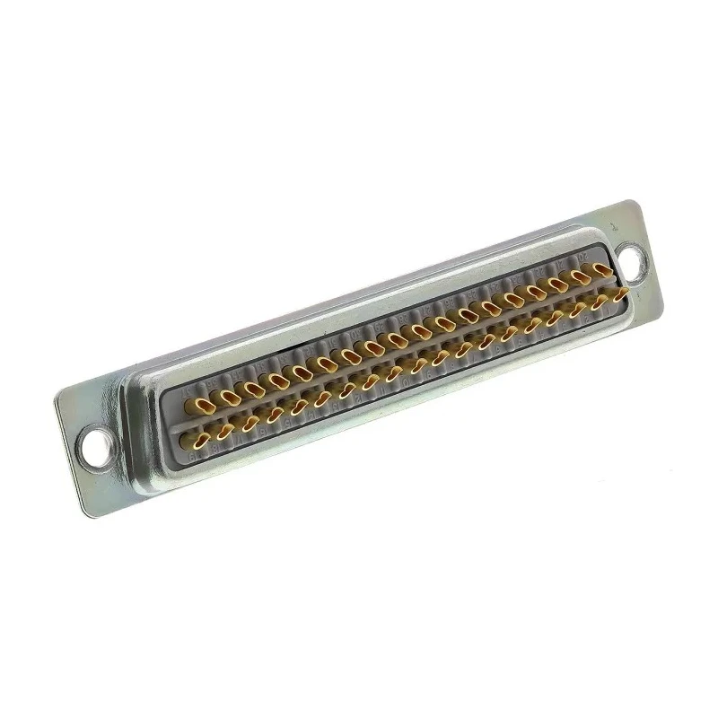 RS PRO 37 Way Straight Panel Mount D-Sub Connector Female 750V 5A Steel Housing Gold Plated Contacts 467-071