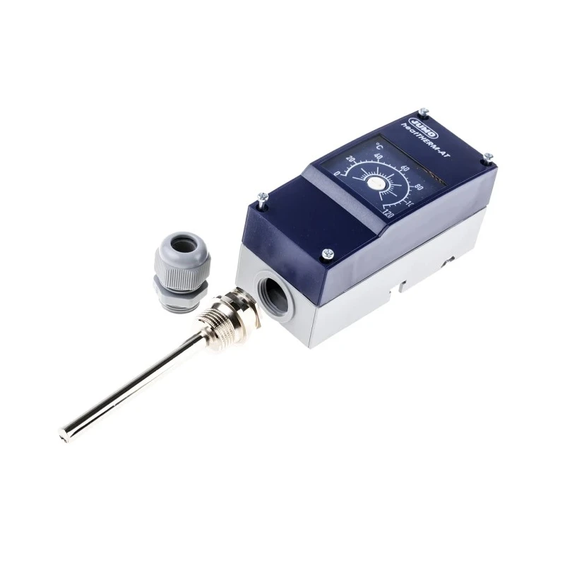Jumo Capillary Thermostat Surface Mount Safety Temperature Limiter +120°C 603070/0002-5-026-000-25-2000-40-28-13-46-100-8-6