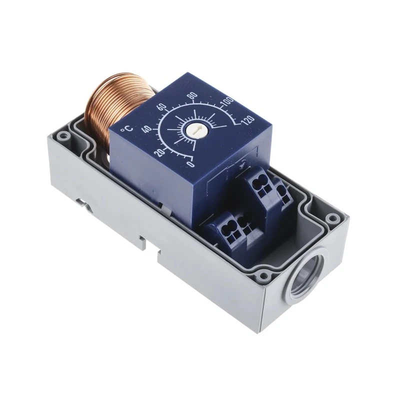 Jumo Capillary Thermostat Surface Mount Safety Temperature Limiter +120°C 603070/0002-5-026-000-25-2000-40-28-13-46-100-8-6