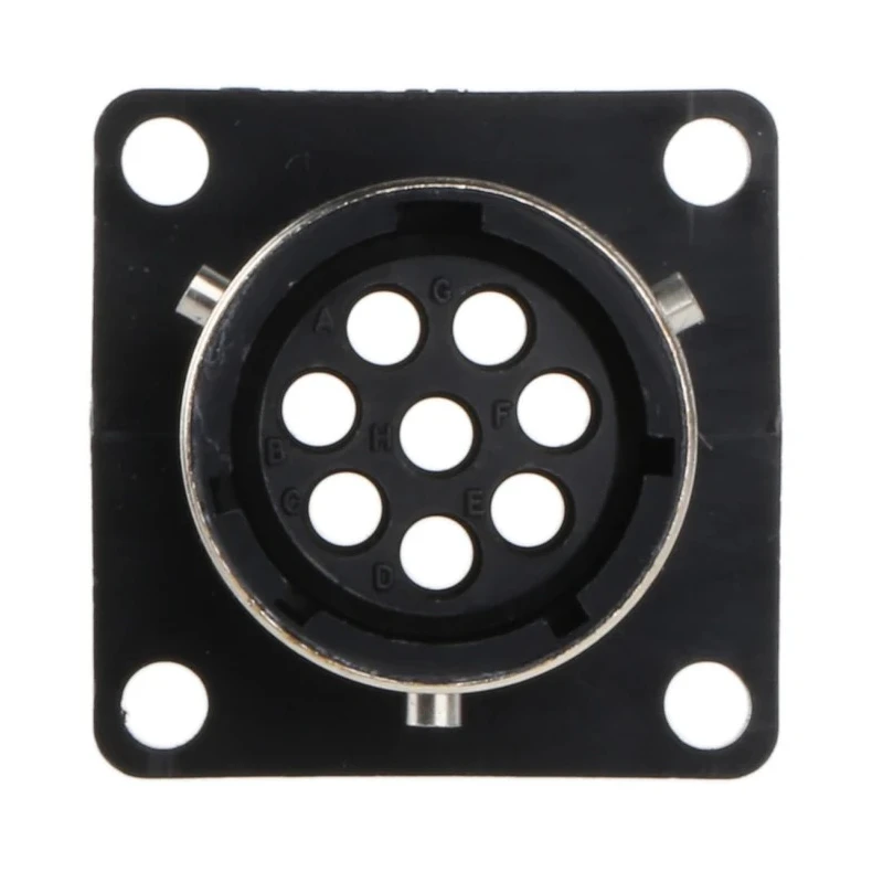 ITT Cannon Circular Connector 8 Contacts Panel Mount Socket Female IP65 Trident Ringlock TR1208RFS1NB / 192922-1200
